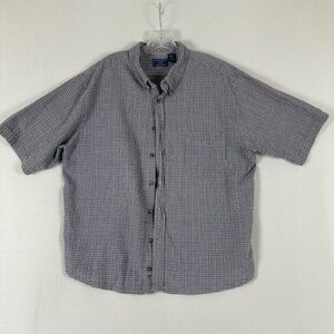 Susquehanna Trail Outfitters Men's Casual Button Down Shirt Short Sleeve 2X